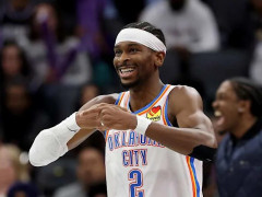 亚历山大雷霆生涯第189次单场砍下30+，追平威少并列雷霆队史第二