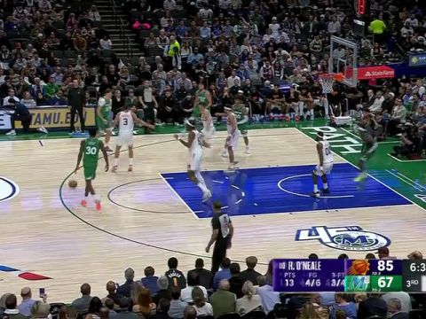 NBA常规赛：太阳vs独行侠第3节中文解说回放