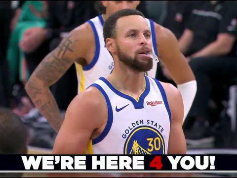 NBA常规赛：勇士vs马刺第3节英文原声回放