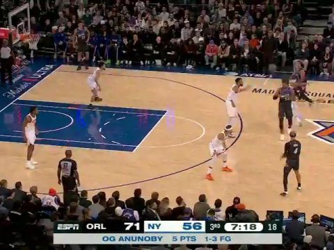 NBA常规赛：魔术vs尼克斯英文原声全场回放