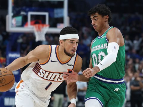 布克vs独行侠集锦 全场26分9助攻盘活进攻带队取胜