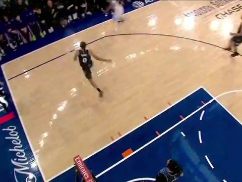 NBA常规赛：魔术vs尼克斯第1节英文原声回放