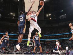 杨瀚森连续六场被DNP！开拓者力克鹈鹕 阿夫迪亚32分夏普35分