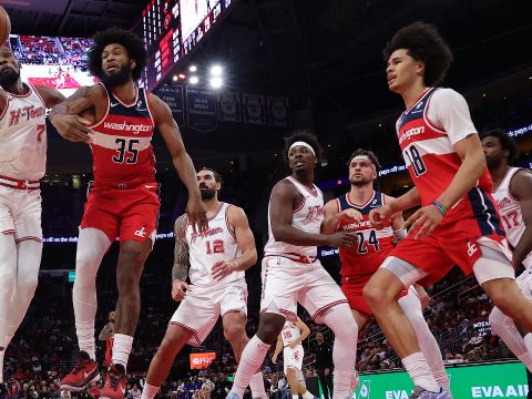 奇才vs火箭精华回放 杜兰特23+5+4火箭三人20+轻取奇才