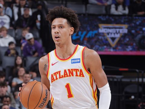 约翰逊vs国王集锦 10投9中轰下24+10+8攻传兼备手感滚烫