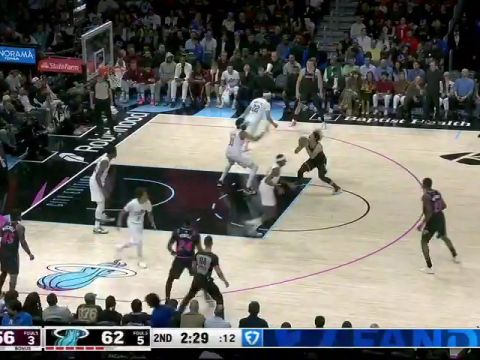 NBA常规赛：骑士vs热火第2节中文解说回放