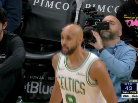 小贾伦-杰克逊vs凯尔特人 内线强攻砍下全队最高18分独木难支