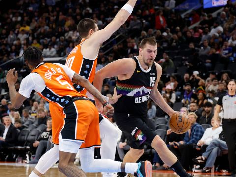 掘金vs快船精华回放 约基奇55+12力压哈登23+8掘金轻取快船