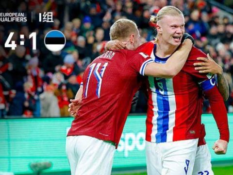 [爱奇艺全场集锦] 世预赛-哈兰德&瑟尔洛特双响 挪威4-1爱沙尼亚晋级在望