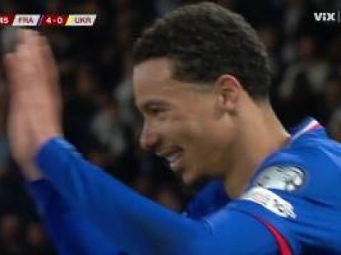 [进球视频] 埃基蒂克推射破门！攻入国家队处子球！姆总禁区内横传送助攻！