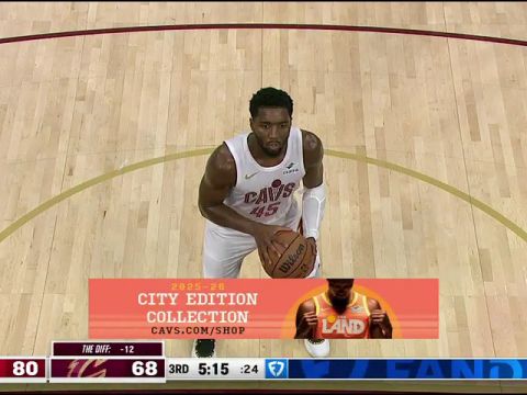 NBA常规赛：猛龙vs骑士英文原声全场回放