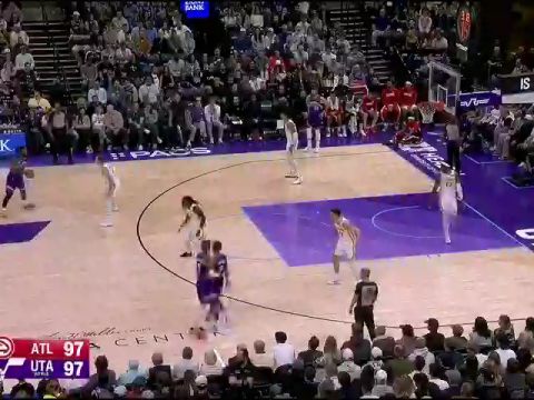 老鹰vs爵士第3节中文解说回放