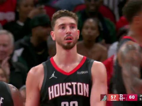 NBA杯小组赛西部C组：开拓者vs火箭第2节中文解说回放