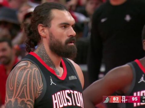 NBA杯小组赛西部C组：开拓者vs火箭英文原声全场回放