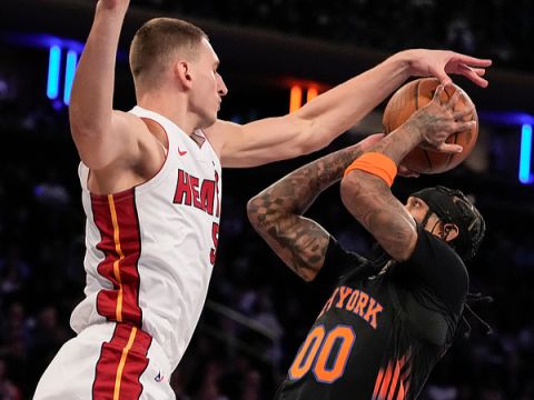 克拉克森vs热火集锦 替补登场照样活力十足得到24+5