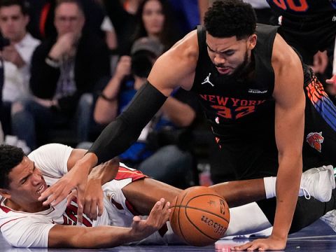 热火132-140尼克斯 唐斯39+11替补席三大奇兵齐发威