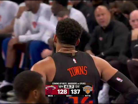 NBA杯小组赛东部C组：热火vs尼克斯第4节中文解说回放