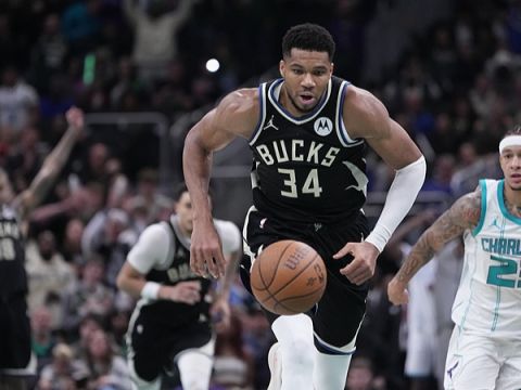 字母哥vs黄蜂集锦 怒砍25+7+18恐怖统治加时赛