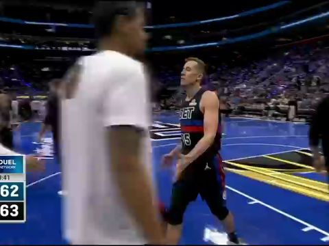 NBA杯小组赛东部B组：76人vs活塞第3节中文解说回放