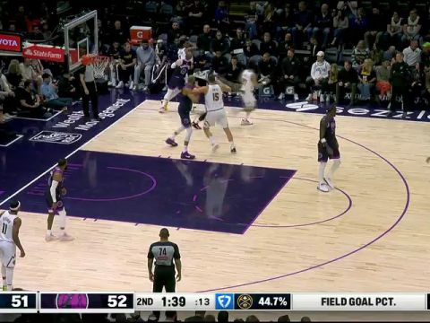 掘金vs森林狼英文原声全场回放