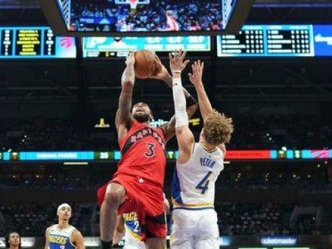 [腾讯全场集锦]🏀猛龙大胜送步行者7连败 巴雷特22+6 西亚卡姆空砍30分