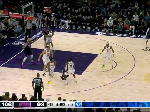 掘金vs森林狼第4节英文原声回放