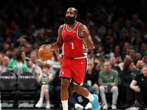 哈登vs凯尔特人集锦 全场37+7+8末节独揽18分错失压哨绝平苦吞败果