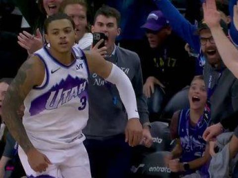 [基昂特·乔治三分绝杀]大心脏！基昂特·乔治顶着两人干拔超远三分绝杀公牛！