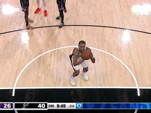 国王vs马刺第2节中文解说回放