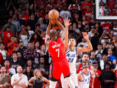 NBA回放全场录像高清：常规赛魔术vs火箭（11月17日）杜兰特加时贡献准绝杀