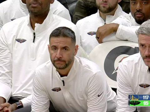 NBA常规赛：勇士vs鹈鹕第4节中文解说回放