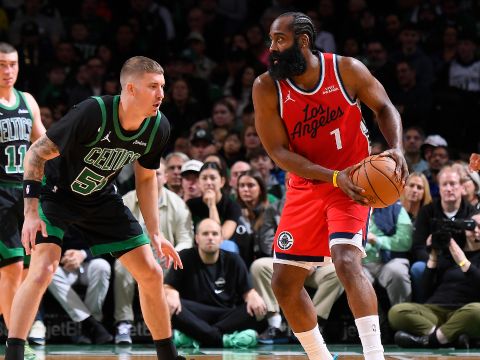 快船118-121凯尔特人 哈登末节独揽18分错失压哨绝平三分客场惜败绿军