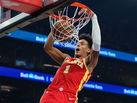 约翰逊vs太阳集锦 全面发挥25+10+7率队客场完成大逆转