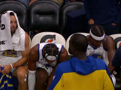 NBA常规赛：勇士vs鹈鹕英文原声全场回放