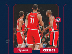 NBA录像全场回放常规赛：快船vs凯尔特人（11.17）哈登37+7+8