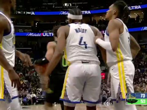 NBA常规赛：勇士vs鹈鹕第3节中文解说回放