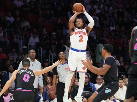 麦克布莱德vs热火集锦 高效砍下25+5无力回天