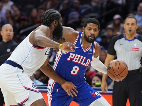 快船108-110费城 哈登绝杀失手乔治赛季首秀马克西全场39+6