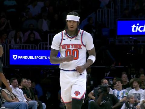 NBA常规赛：尼克斯vs热火第2节英文原声回放