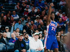 NBA回放全场录像高清：常规赛快船vs76人（11月18日）哈登迎来里程碑难救主