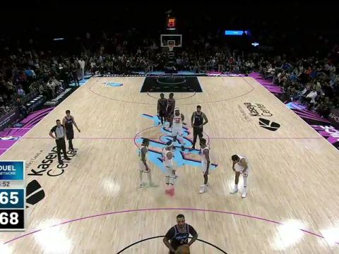 NBA常规赛：尼克斯vs热火第3节中文解说回放