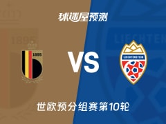 世欧预比赛前瞻：比利时vs列支敦士登预测分析(2025年11月19日)