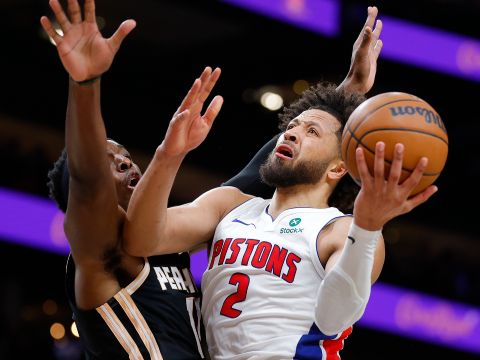 坎宁安vs老鹰集锦 全场25+6+10攻传兼备盘活全队