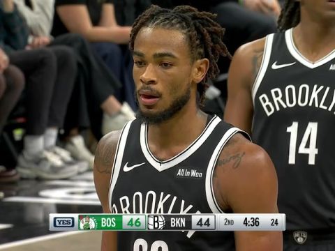 NBA常规赛：凯尔特人vs篮网中文解说全场回放