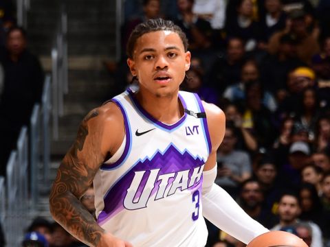 乔治vs湖人集锦 5记三分轰下33+7助攻难挽败局