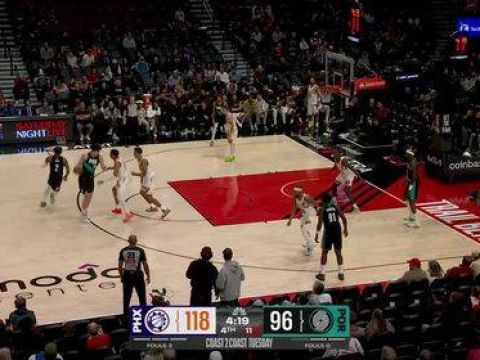 [杨瀚森2助攻]杨瀚森连续两次助攻西索科 后者上篮+三分连中