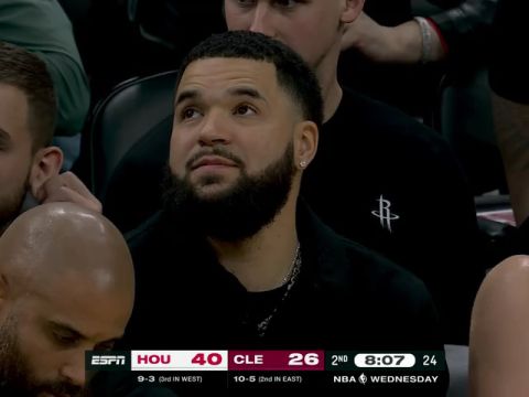 NBA常规赛：火箭vs骑士第2节英文原声回放