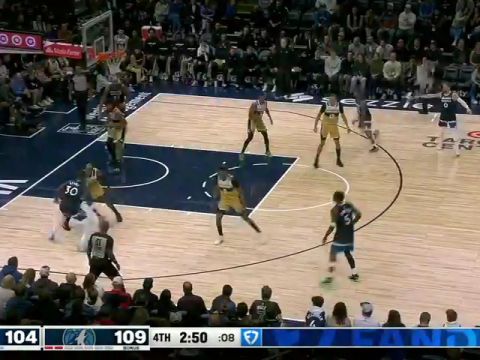 奇才vs森林狼第4节英文原声回放