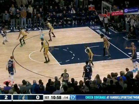 奇才vs森林狼第1节英文原声回放