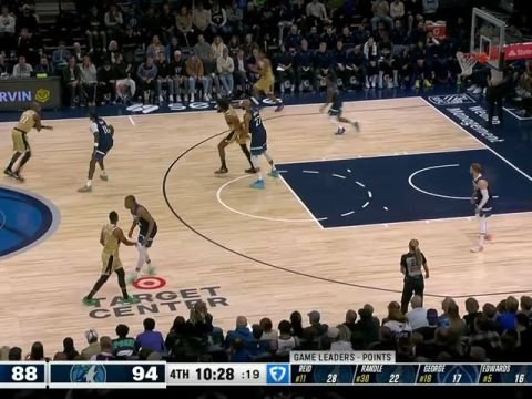 奇才vs森林狼第4节中文解说回放